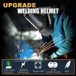 Auto Darkening Welding Helmet with Large Viewing Area