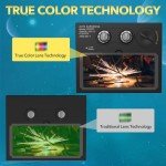 TRQWH Solar Auto Darkening Welding Helmet with Light