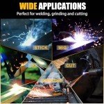 Auto Darkening Welding Helmet with Large Viewing Area