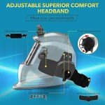 TRQWH Solar Auto Darkening Welding Helmet with Light
