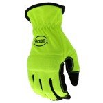 High Visibility Work Gloves for Men - Large