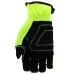 High Visibility Work Gloves for Men - Large