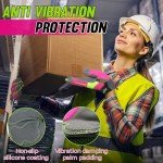 Hi-Vis Pink Women's Safety Work Gloves