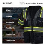 High Visibility Safety Vest for Men - 10 Pockets