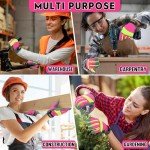 Hi-Vis Pink Women's Safety Work Gloves