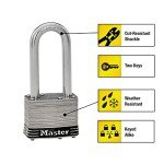 Stainless Steel Outdoor Padlock Keyed-Alike - 4 Pack