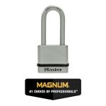 Magnum Solid Steel Keyed Alike Padlocks - 4 Pack