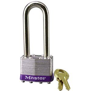 Master Lock Outdoor Padlock with Key, Silver
