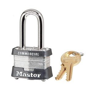 Master Lock Outdoor Keyed Padlock, Silver