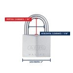 Marine Grade Brass Padlock with Stainless Steel Shackle