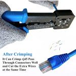 RJ45 Crimping Tool Set with Connectors and Tester