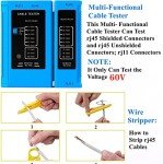 RJ45 Crimping Tool Set with Connectors and Tester