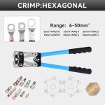Heavy Duty Battery Cable Crimping Tool Set
