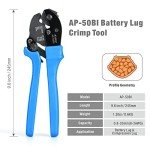 Heavy Duty Battery Cable Terminal Crimper Tool