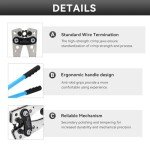 Heavy Duty Battery Cable Crimping Tool Set