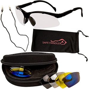 5 Lens Safety Glasses Kit with Storage Case
