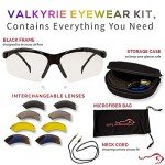 5 Lens Safety Glasses Kit with Storage Case