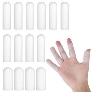 14 Pcs Silicone Finger Protectors for Outdoor Safety