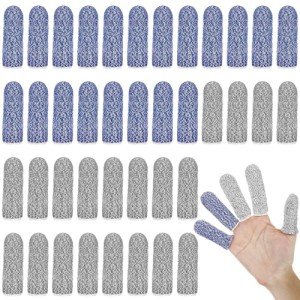 40 Pcs Cut Resistant Finger Cots for Protection