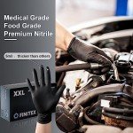 Black Nitrile Disposable Gloves, Latex-Free, 100 Pack