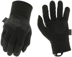 Water-Resistant Touch Screen Work Gloves - Black
