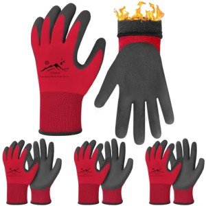 Thermal Waterproof Work Gloves for Men and Women
