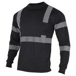 Men's High Visibility Reflective Long Sleeve Shirt