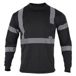Men's High Visibility Reflective Long Sleeve Shirt