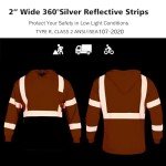 Men's ANSI Class 2 Reflective Safety Shirts, 3-Pack