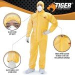 Men's Tiger Tough Hazmat Chemical Protection Coveralls