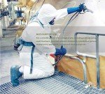 Pack of 5 Large Disposable Protective Coveralls