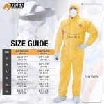 Men's Tiger Tough Hazmat Chemical Protection Coveralls
