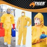 Men's Tiger Tough Hazmat Chemical Protection Coveralls