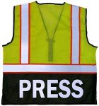 Reflective Press Survivor Safety Vest, Type R Class 2