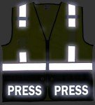 Reflective Press Survivor Safety Vest, Type R Class 2