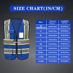 Men’s Blue Safety Vest - 11 Color Options