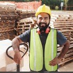 High Visibility Safety Reflective Mesh Vest (20 Pack)