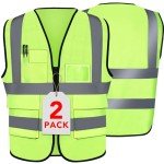 Reflective Safety Vest Set for Men and Women