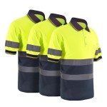 Reflective Safety Polo Shirt 3-Pack for Work