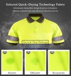 Reflective Safety Polo Shirt 3-Pack for Work