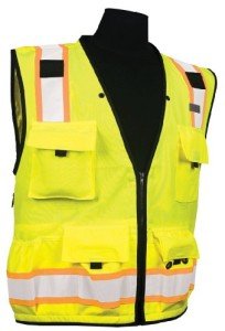 High-Visibility Lime Surveyor’s Vest for Safety