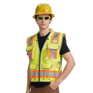 High Visibility Reflective Safety Work Vest with Pockets