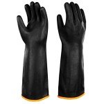 Heavy Duty Chemical Resistant Latex Gloves, XL
