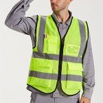 High Visibility Reflective Safety Vest for Work