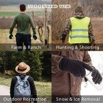 Kinco 2041 Black Unisex Protective Work Gloves