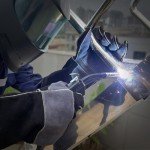 16" Leather Welding Gloves for Heat Protection