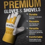 Heavy Duty Breathable Cowhide Leather Work Gloves