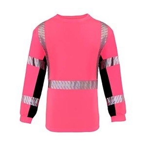 High Visibility Reflective Long Sleeve Safety T-Shirt