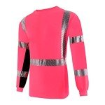 High Visibility Reflective Long Sleeve Safety T-Shirt