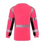 High Visibility Reflective Long Sleeve Safety T-Shirt